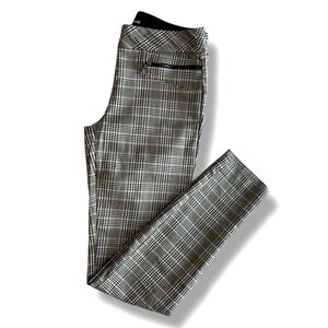 Hollywould | Black & White Plaid Legging Dress Pants Size Large